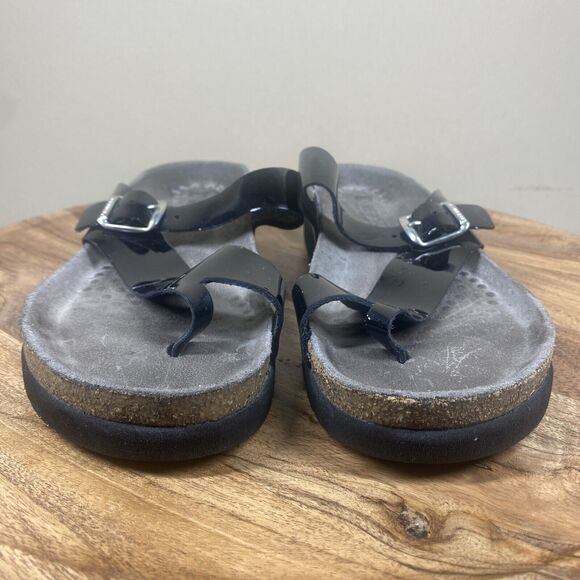 Mephisto Helen Classic Womens Size 40 9.5 Slip On Leather Sandals - Picture 6 of 10